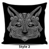 Thread Art Cat Pillow Covers