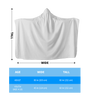 Cat Eyes II Hooded Blanket