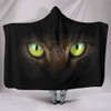 Cat Eyes II Hooded Blanket