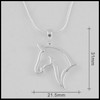 Retro Horse Pendant Necklace