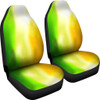 Blurred Irish Flag Car Seat Covers