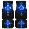 Silver Cross Blue Car Floor Mats
