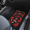 Red FisSymbols Shades Car Floor Mats