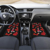 Red FisSymbols Shades Car Floor Mats