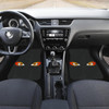 Naruto Eyes Fox Anime Car Floor Mats