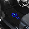 Jesus Blue Cross Car Floor Mats