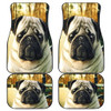Pug Dogungry Sad Face Car Floor Mats