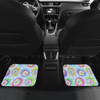 Tamagotchi Pattern Colorfull Car Floor Mats