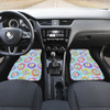 Tamagotchi Pattern Colorfull Car Floor Mats