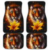 Tiger & Flower Car Floor Mats Tiger & Flower Car Floor Mats
