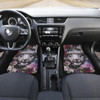 White Tiger Flower Car Mats White Tiger Flower Car Mats