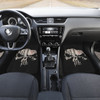 Punisher Skull Map in Black Car Floor Mats