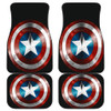 Captain America Shield End Game Car Floor Mats