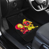 Pikachu DeadPool Funny in Black Car Floor Mats