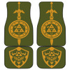 The Legend Of Zelda Front And Back Car Mats
