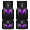 Evil Deer Purple Eyes in Dark Car Floor Mats