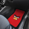 Red of Angry Bird Face Car Floor Mats