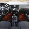Skull Rose & Candles Car Floor Mats
