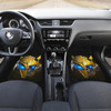 Bumble Bee Face Transformer in dark Car Floor Mats