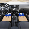 Mario Blue Mushroom Car Floor Mats