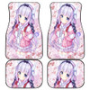 Kanna Gorgeous Girl Anime Japan Car Floor Mats