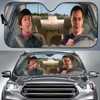 The Big Bang Theory Driving Funny Auto Sun Shade Windshield