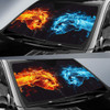 Punch Fire Vs Ice Auto Car Sun Shade Windshield