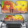 Rick And Morty Walk Auto Car Sun Shade Windshield