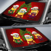 Minions Christmas Auto Car Sun Shade Windshield