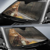 Cat Milk Book Window Auto Car Sun Shade Windshield