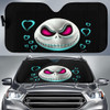 Jack Skellington Head Auto Sun Shade Windshield