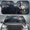 Ciri Car Sun Shade The Witcher Wild Hunt Game