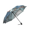 Man In Steampunk Style Auto Foldable Umbrella
