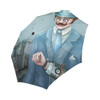 Man In Steampunk Style Auto Foldable Umbrella