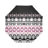 Tribal Indian Gypsy Geometric Style Auto Foldable Umbrella