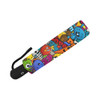 Graffiti Cartoon Abstract Peace Love Auto Foldable Umbrella