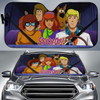 Scooby-doo With Team In Car Car Sun Shade
