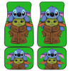 Baby Yoda And Stitch Car Floor Mats Baby Yoda And Stitch Car Floor Mats