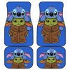 Baby Yoda And Stitch Car Floor Mats Baby Yoda And Stitch Car Floor Mats