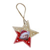 Wooden Photo Frame Pendant Ornaments Christmas Decorations
