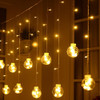 Elk Bell String LED Christmas light Decor