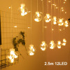 Elk Bell String LED Christmas light Decor