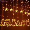Elk Bell String LED Christmas light Decor