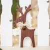DIY Christmas Deer Wooden Pendant Ornaments