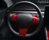 ABS Steering Wheel Fascia for Tesla Model 3 (2 colors)