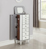 Alice 7 Drawer Mirrored Jewelry Armoire
