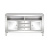 Cherry Mirrored Media Console