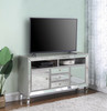 Cherry Mirrored Media Console