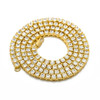 Men's Hip Hop Tennis Fine Gold Chain