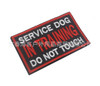 SERVICE DOG IN TRAINING DO NOT TOUCH PATCH Badge Morale SERVICE DOG K9 Therapy Police dog Tactical Harness Vest Patch